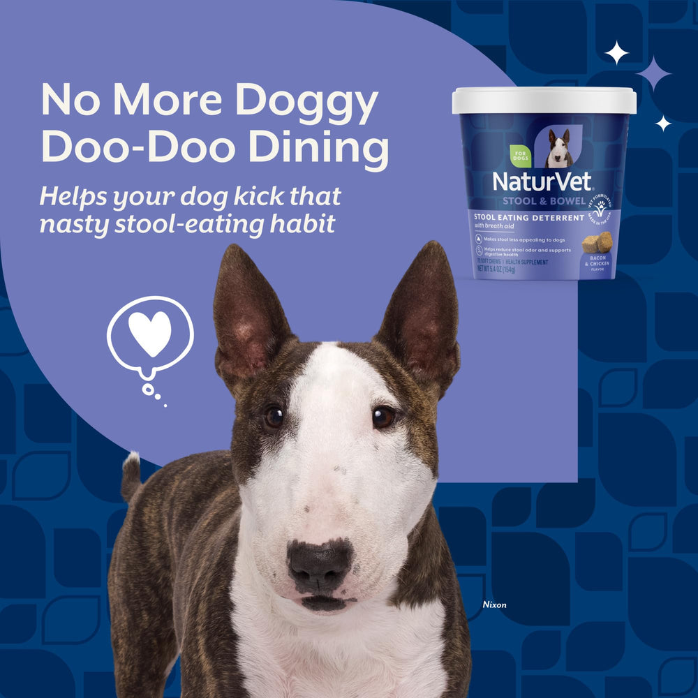 NaturVet Coprophagia Deterrent breath aid chew for fresher breath for dogs