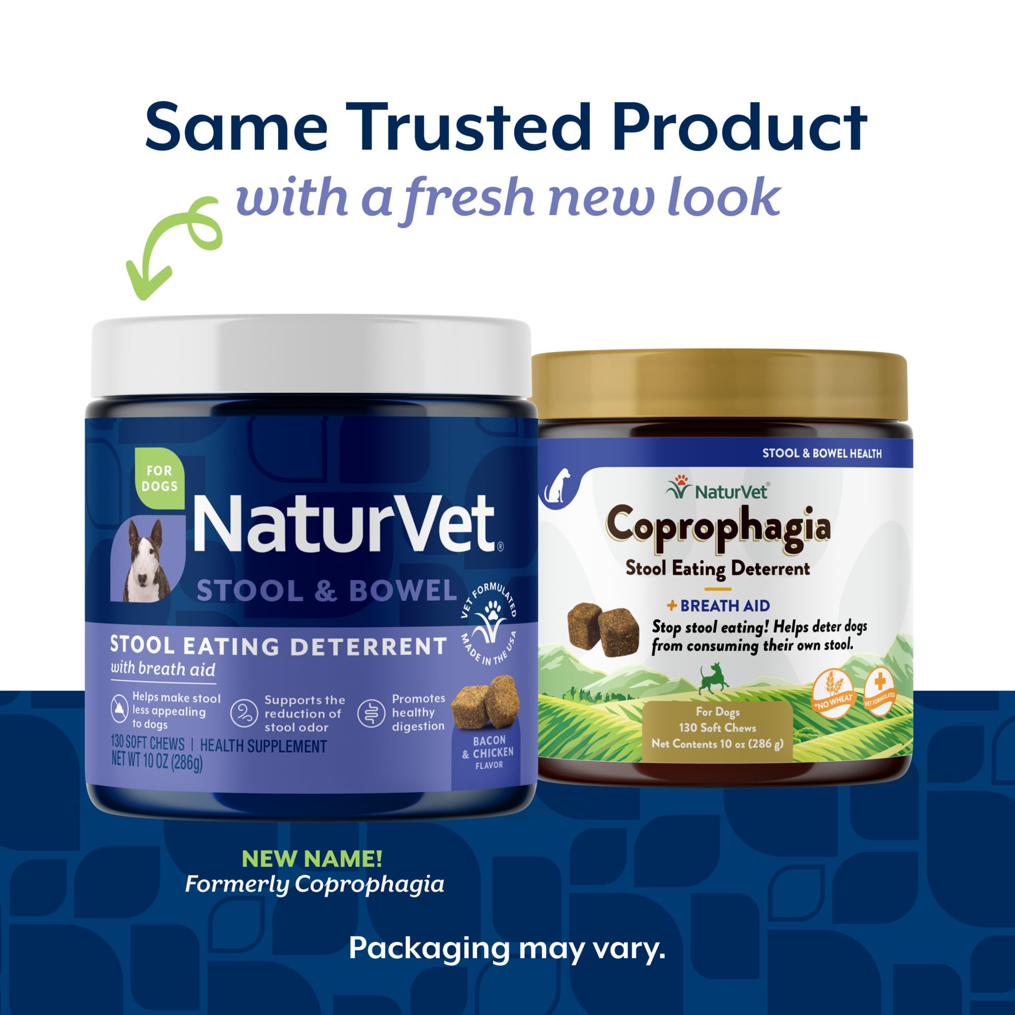 NaturVet Coprophagia Deterrent soft chews closeup showing texture and appeal.