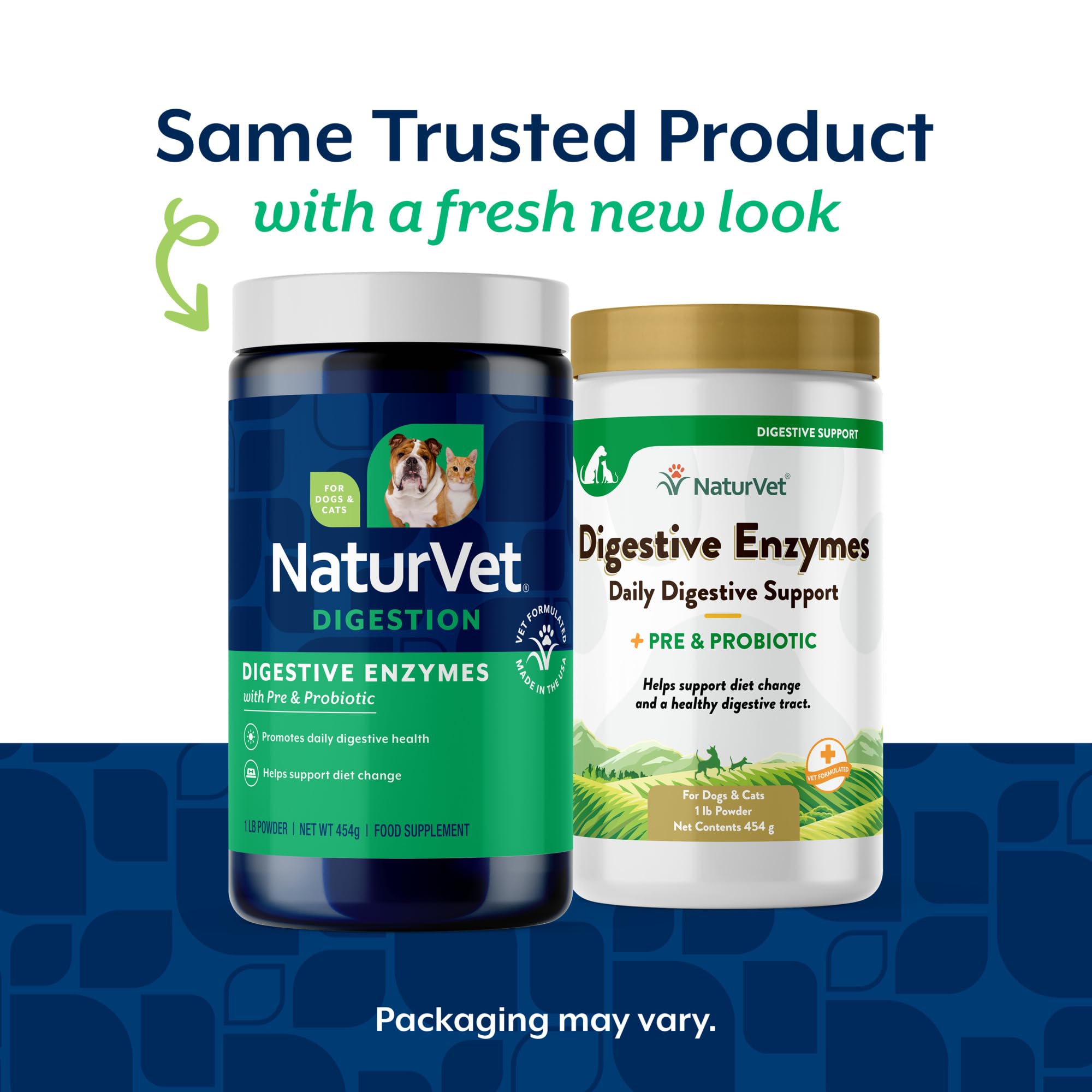 NaturVet Digestive Enzymes probiotic blend closeup showing nutrient absorption support