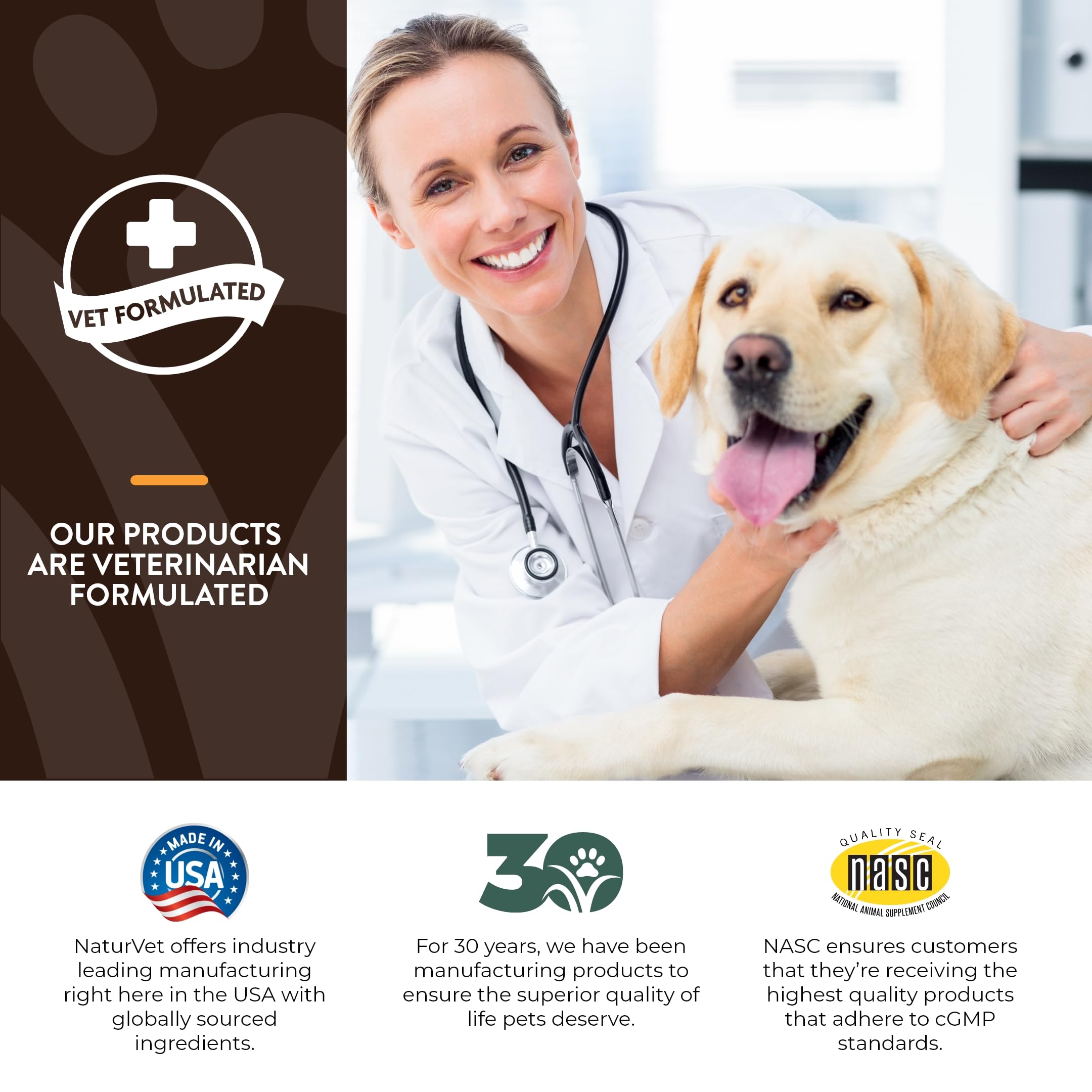 NaturVet Doodle Breeds omega-3 focus promotes heart, skin, and coat wellness.