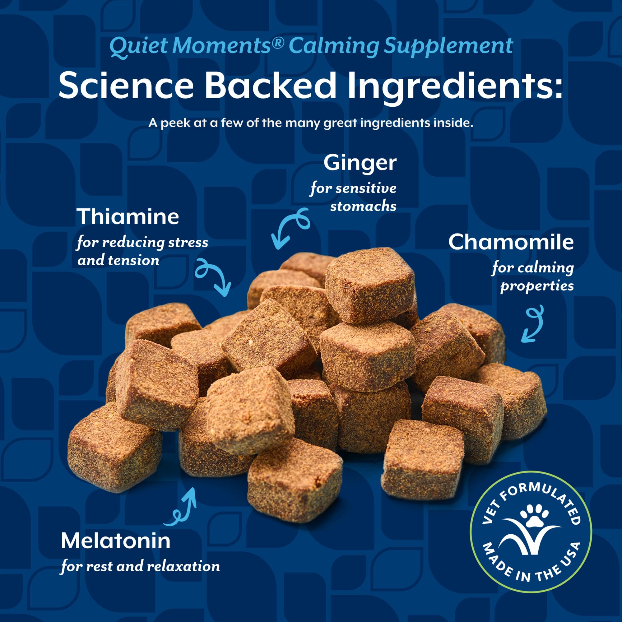 NaturVet easy-to-serve soft chews simplifying daily calming routines.