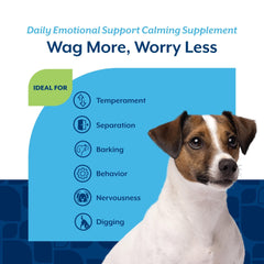 NaturVet Emotional Support bottle front with resealable jar for freshness