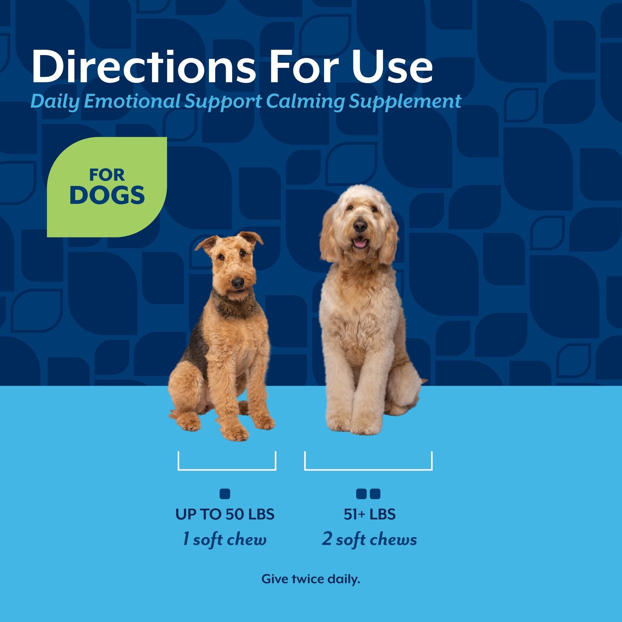 NaturVet Emotional Support dog relaxed pose showcasing calm support