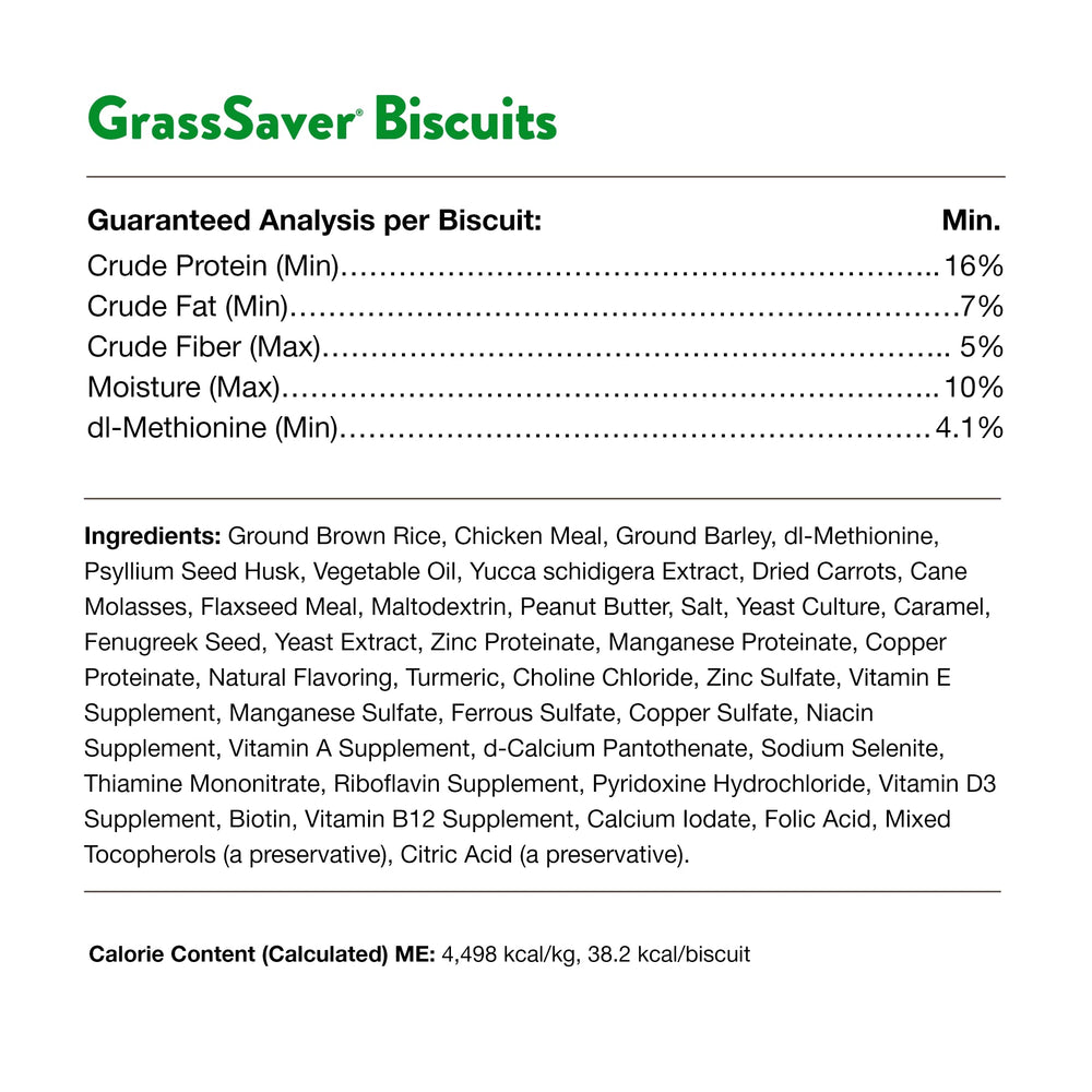 NaturVet GrassSaver dog enjoying a biscuit while lawn care occurs