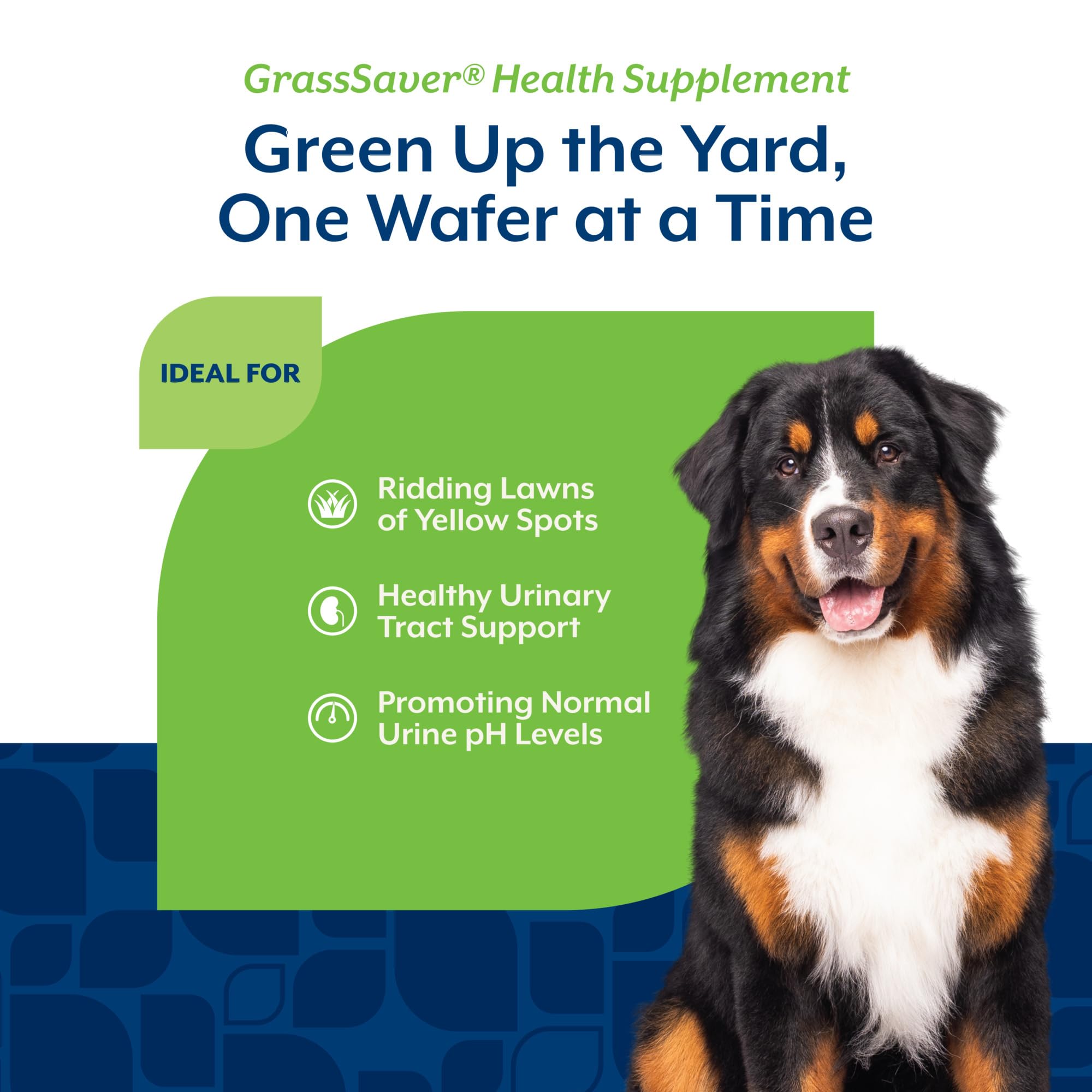 NaturVet GrassSaver Wafers made in USA label signals trusted production