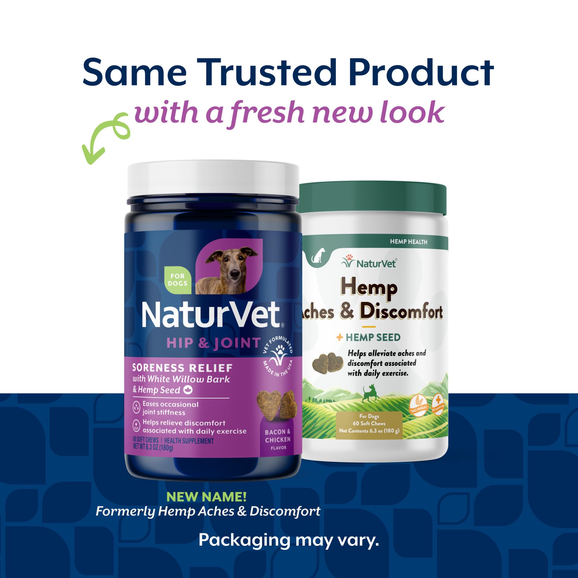 Close-up of NaturVet hemp chews showing tasty texture for daily use.