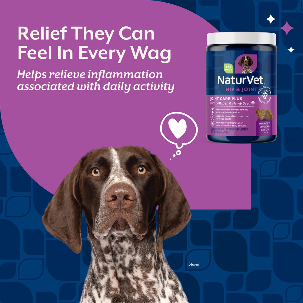 NaturVet packaging displaying USA made and wheat free formula