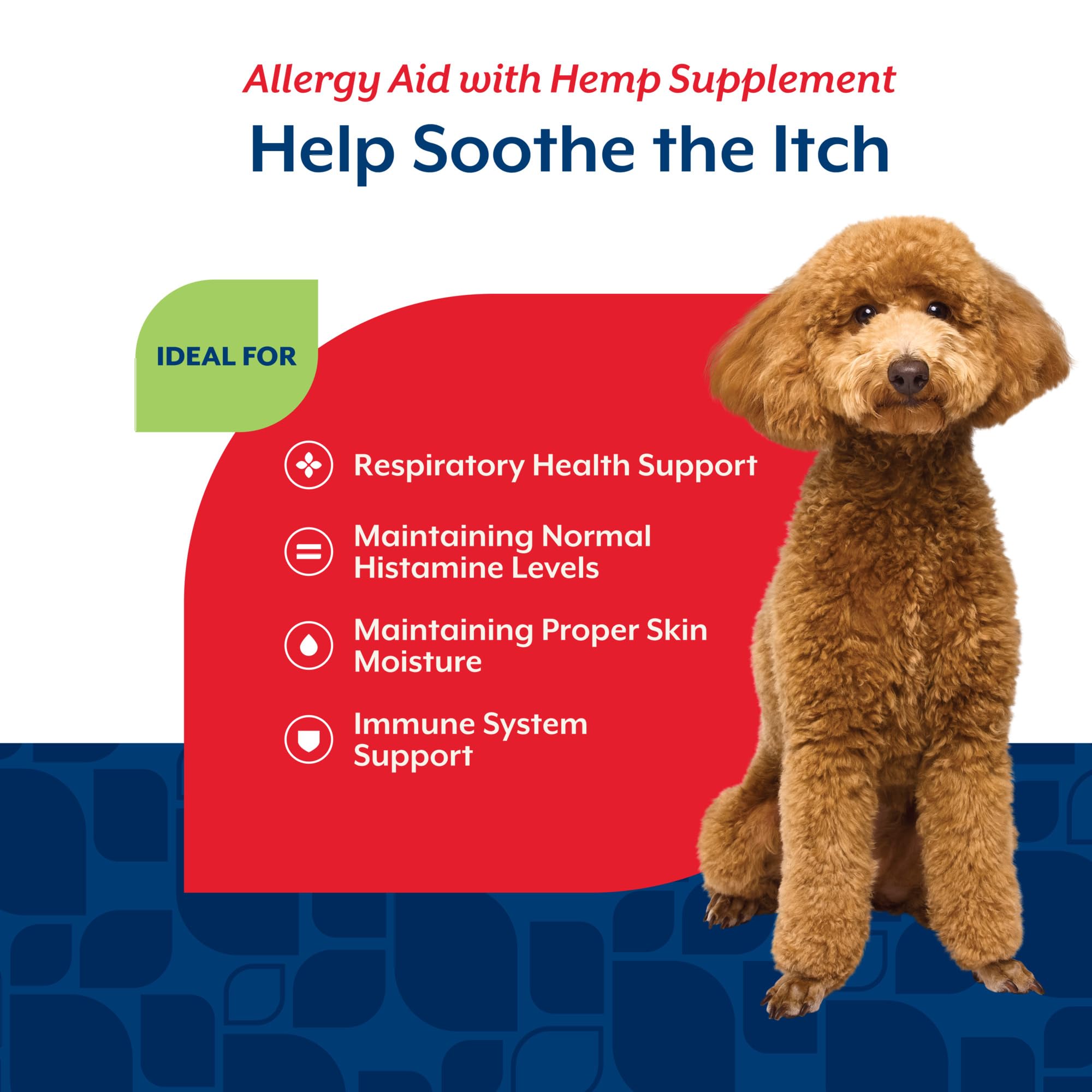 NaturVet immune support dog chews for seasonal comfort.