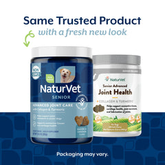 Ingredient panel highlighting glucosamine, MSM, chondroitin, and collagen for joints
