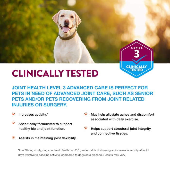 NaturVet Joint Health Level 3 shelf display for convenient pet care