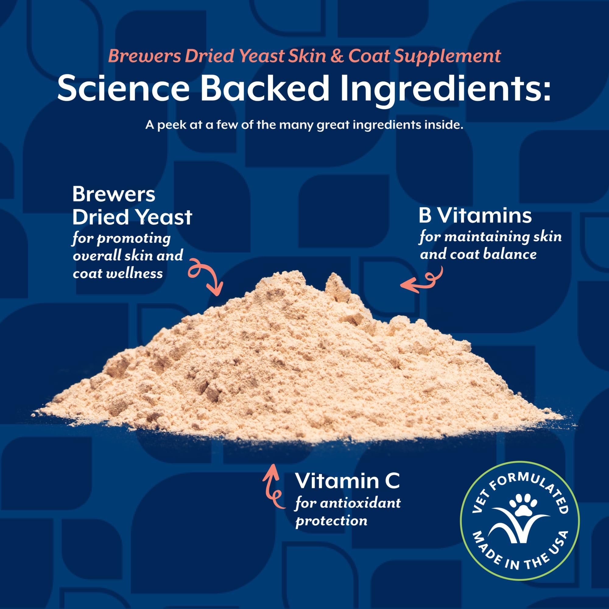 NaturVet made-in-USA label on bag signaling quality and safety.