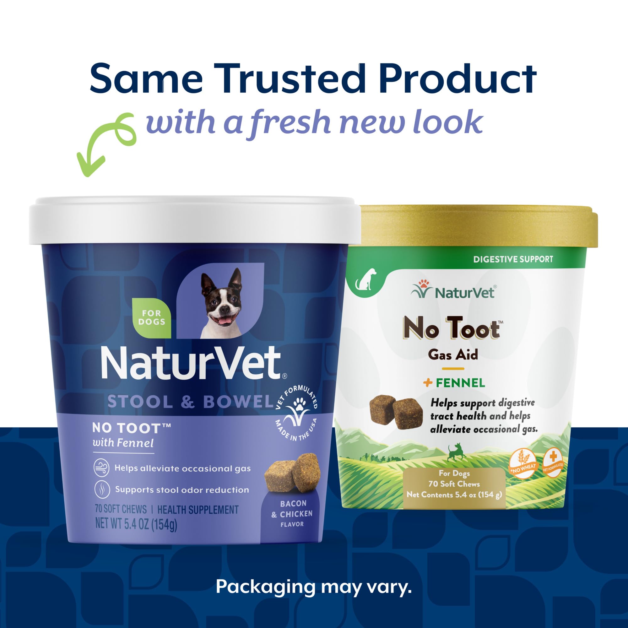 Close-up of NaturVet No Toot Gas Aid Plus fennel soft chews showing texture