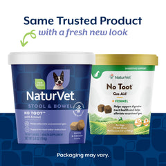 Close-up of NaturVet No Toot Gas Aid Plus fennel soft chews showing texture