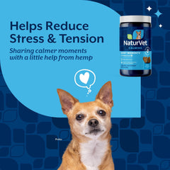 NaturVet Quiet Moments jar seal emphasizes freshness for calm support.