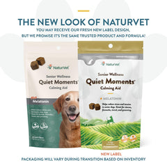 NaturVet Quiet Moments soft chews closeup, tasty anxiety relief for travel and grooming.