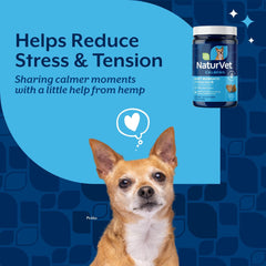 NaturVet Quiet Moments close-up texture reveals soft chew for easy administration