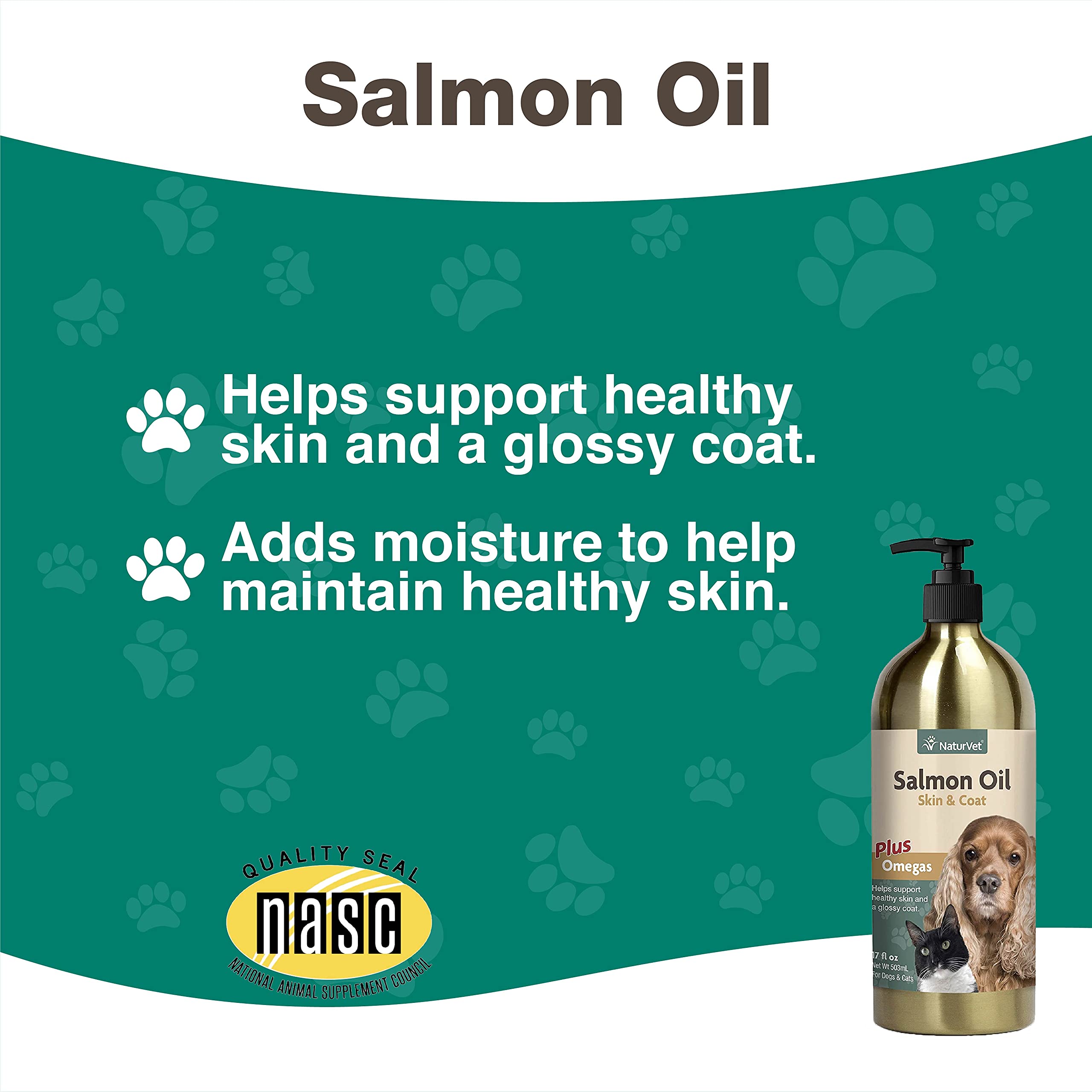 NaturVet filtration reduces fishy odor for a milder-tasting supplement.