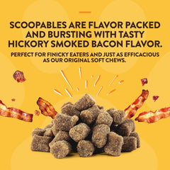 NaturVet Scoopables beet pulp psyllium blend aids regular bowel movements.