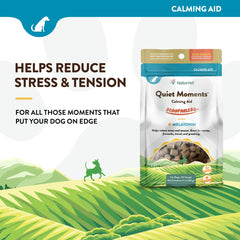 NaturVet Scoopables Quiet Moments powder on food emphasizes simple administration