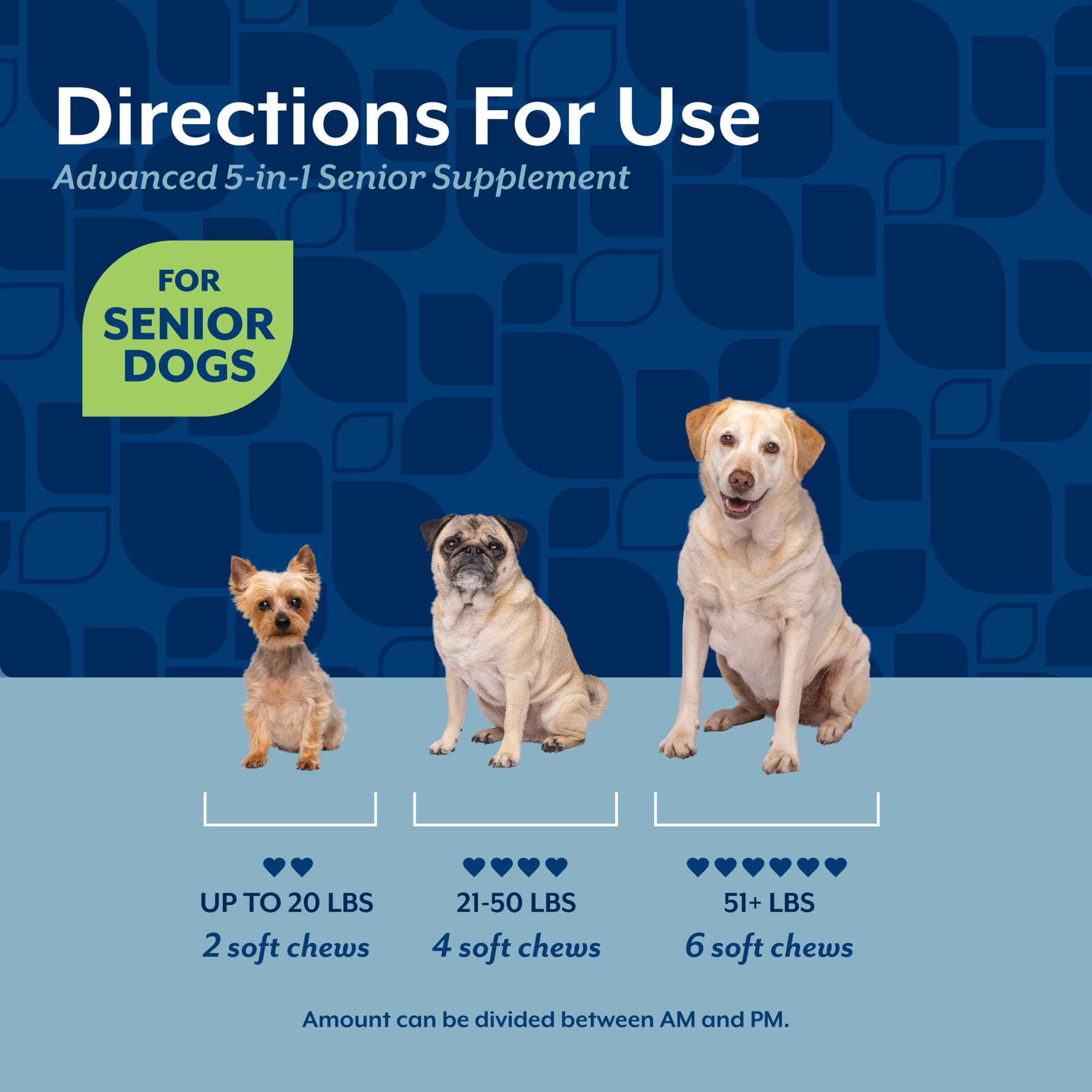 NaturVet Senior Advanced 5-in-1 bottle label emphasizes USA-made and wheat-free formula.
