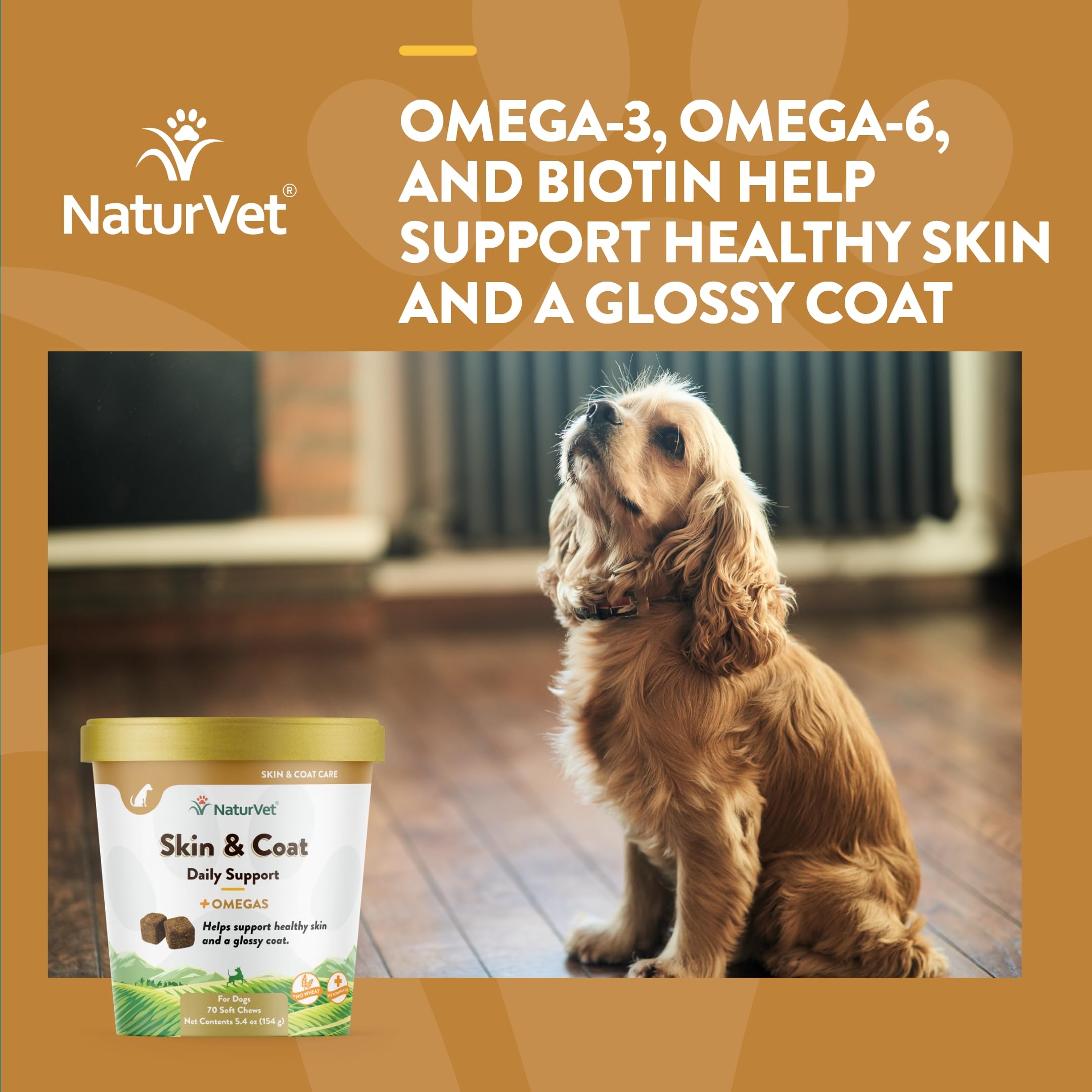 NaturVet Skin and Coat Plus Breath Aid USA made and vet formulated