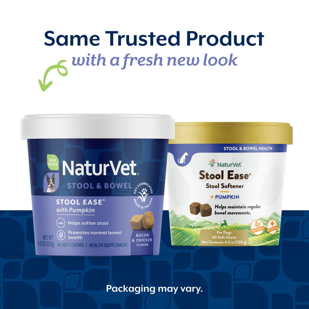 Close-up of NaturVet Stool Ease soft chews for simple dosing.