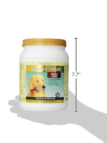 NaturVet Vita Pet Adult Plus time-release chew close-up delivering steady nutrients.