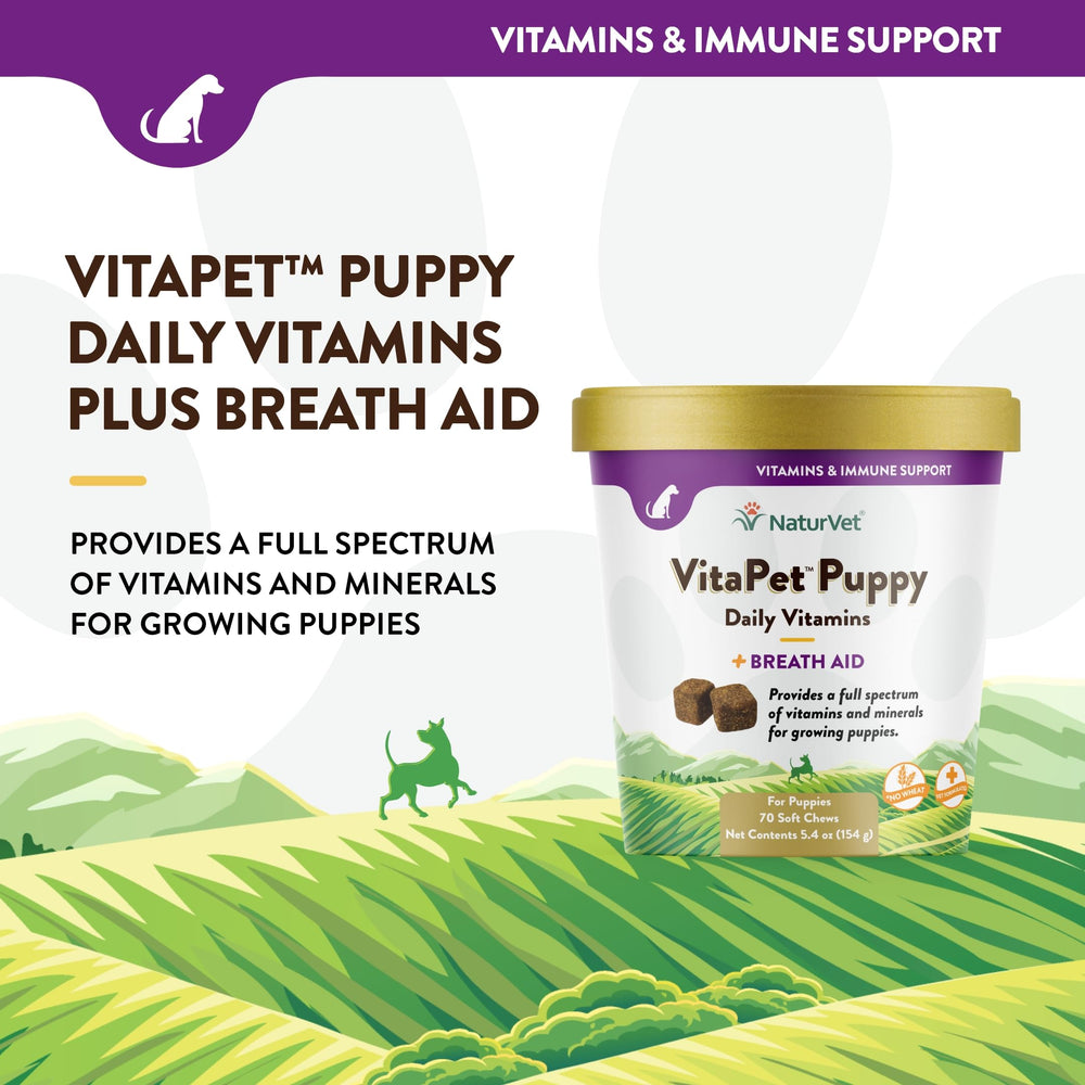 NaturVet VitaPet coat glow due to omega-rich formula.
