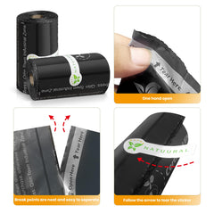 Natuural corn starch material dog poop bags as eco-friendly cleaning solution.
