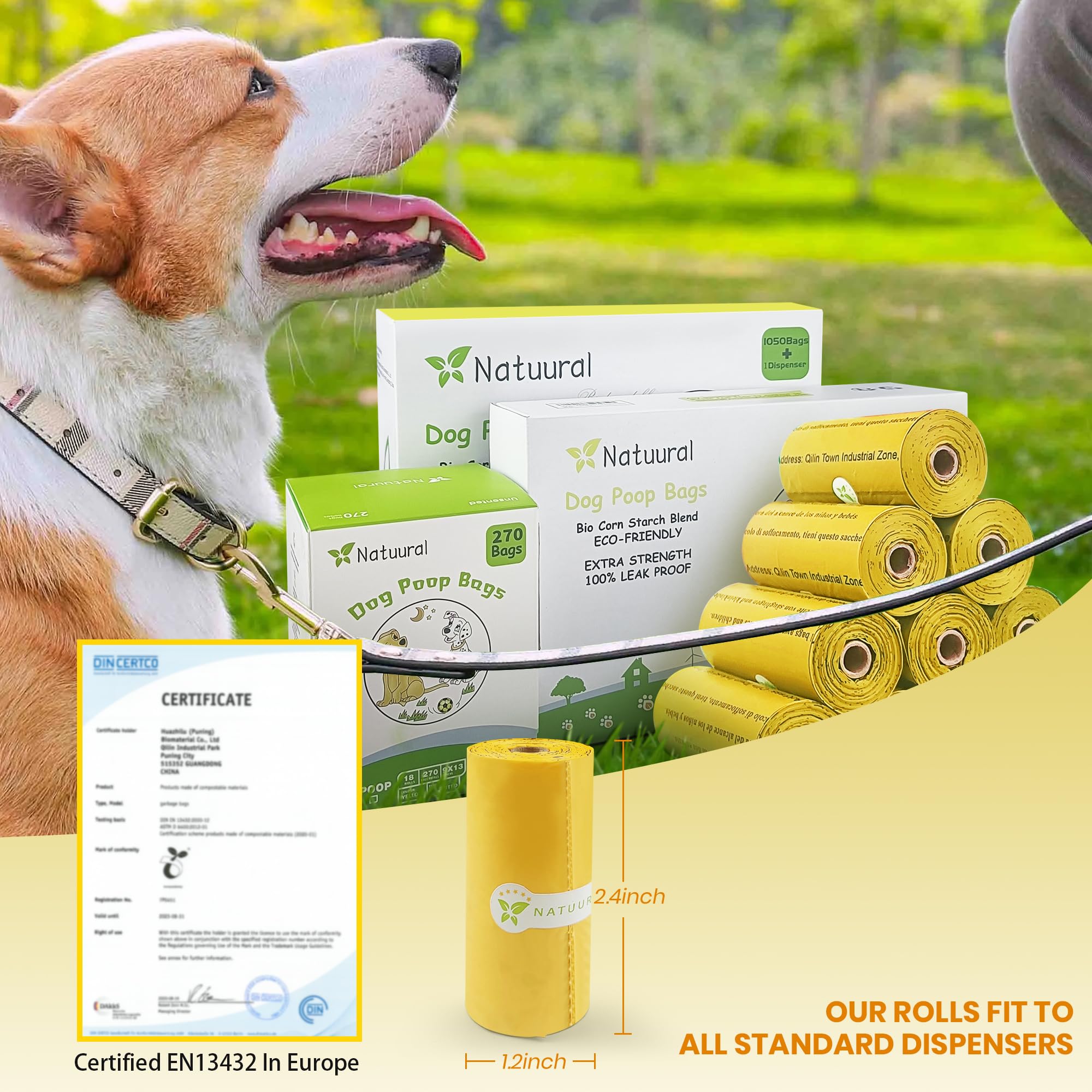 Natuural eco-friendly packaging emphasizing greener lifestyle.