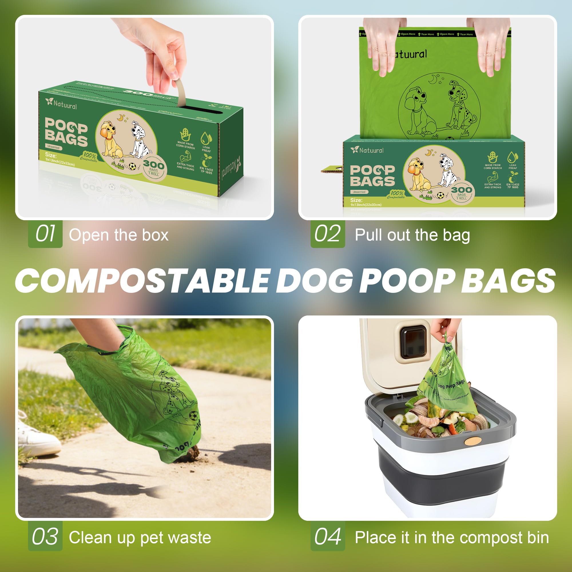Natuural lavender-scent option bag demonstrates subtle odor control.