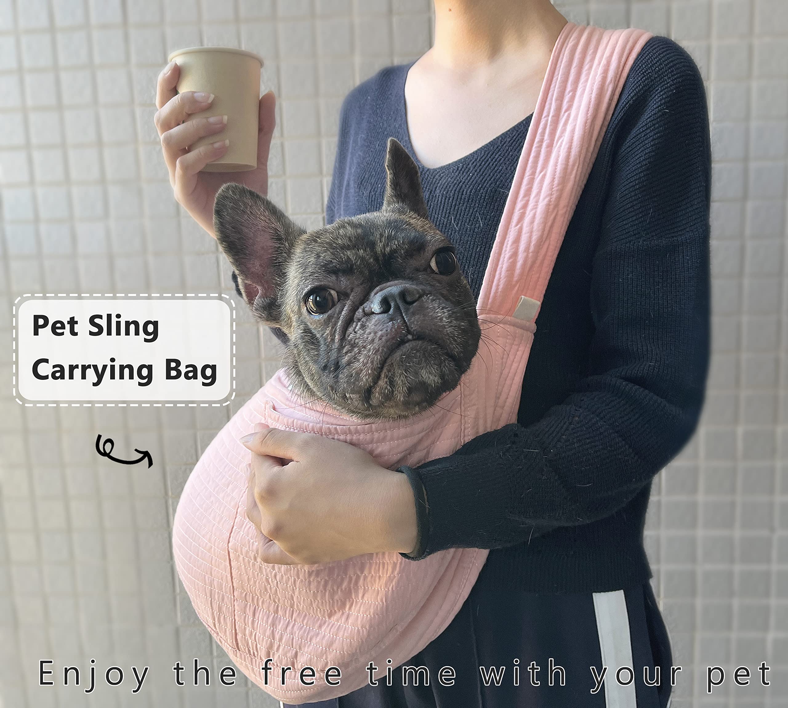 NATUYA puppy pouch front pocket designed to store essentials during outings.