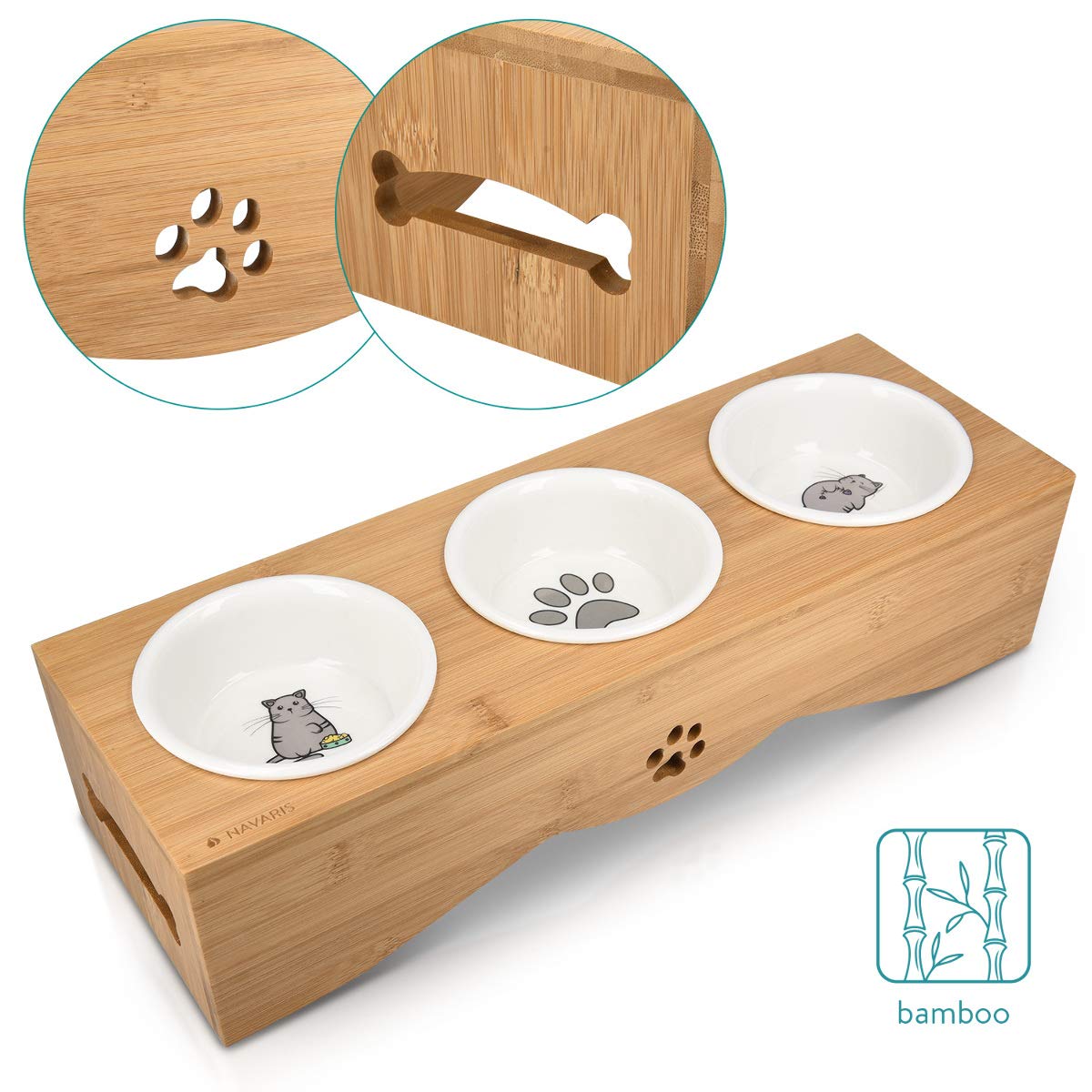 Navaris printed ceramic bowls bring charming designs to mealtime.