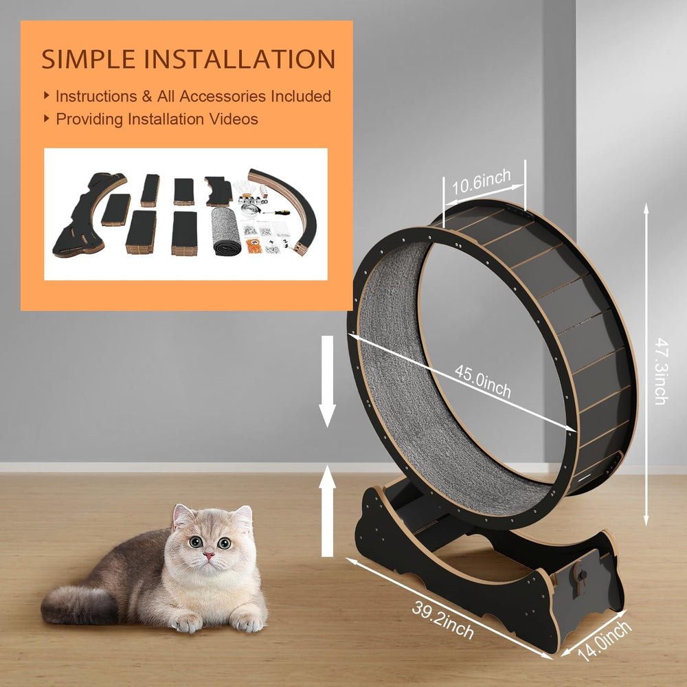 Naviconvex Cat Wheel dimensions and setup space requirements