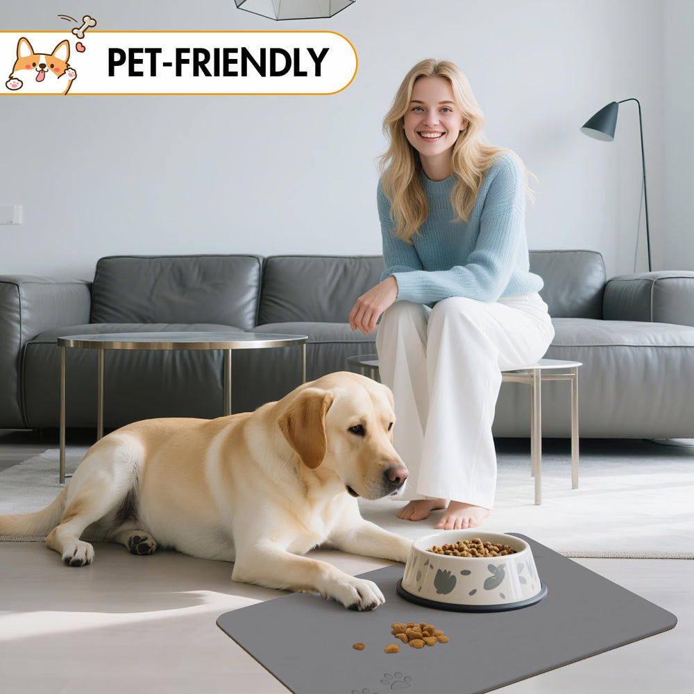 NAVKONY oval design adds style while protecting the floor.