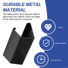 Nbbiww heavy-duty clip for 5-29 gallon tanks supports mesh lids reliably.