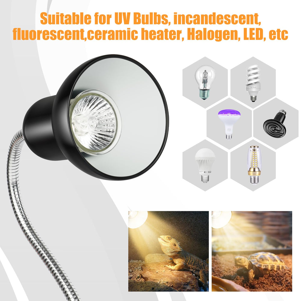 NBIIUYIGE turtle basking bulb 25W supports flexible warmth in small enclosures.