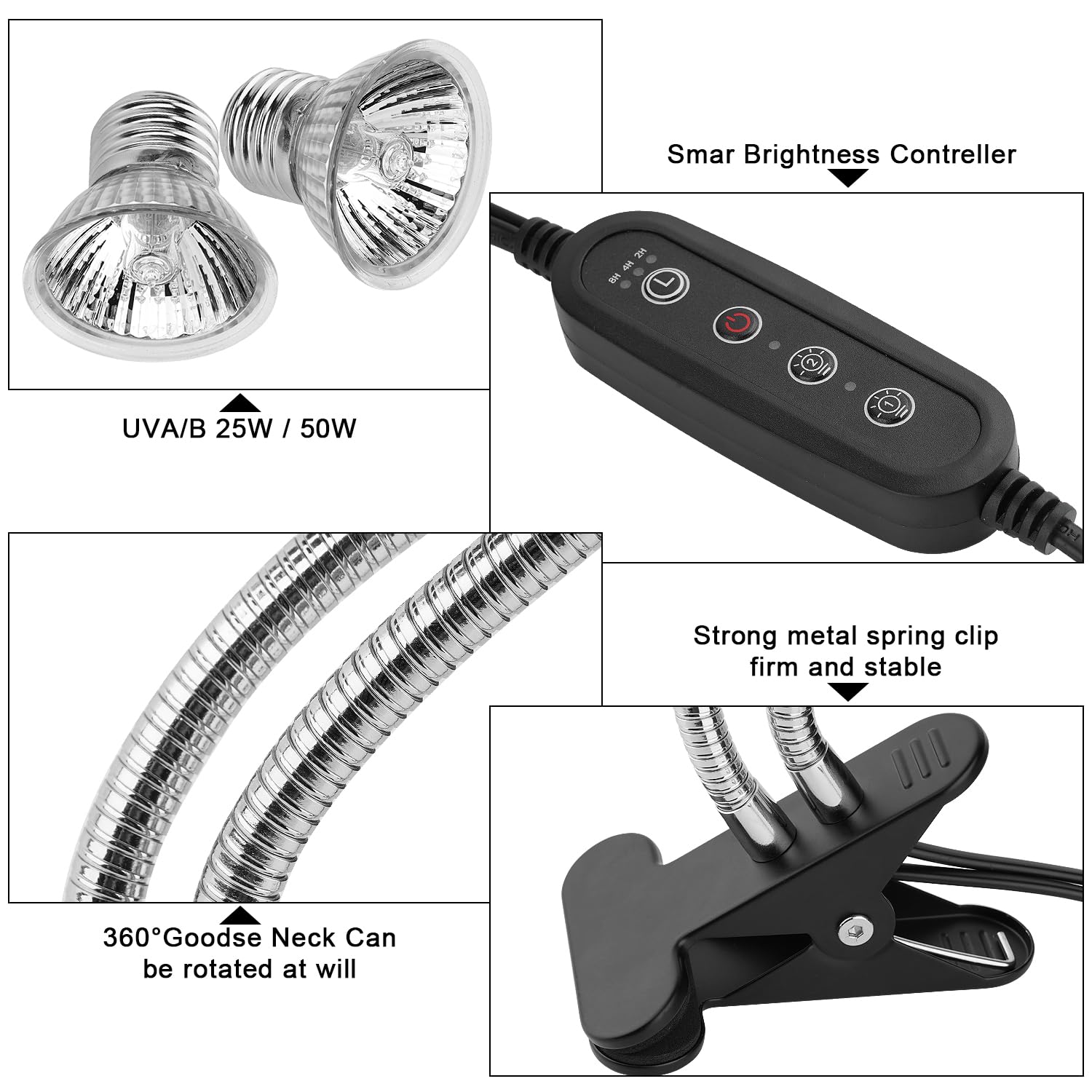 NBIIUYIGE cycle timer enables automatic day-night or basking schedules