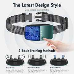 NBJU bark collar adjustable strap fits small to large dogs.