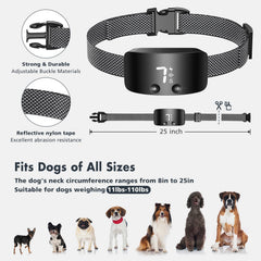 NBJU Bark Collar sensor detection activates only on bark for accuracy.