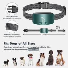 NBJU bark collar silicone sleeves protect dog skin during training.