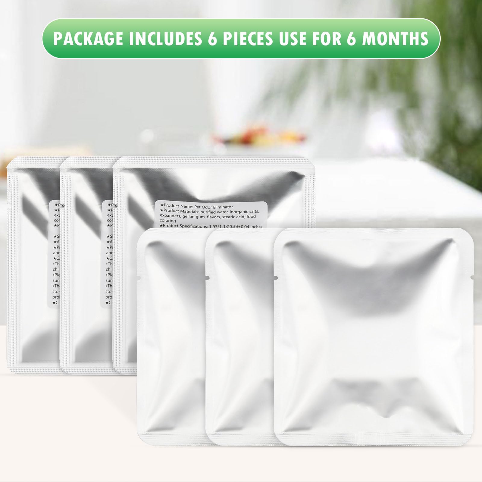 Ndoge aluminum pouch sealed packaging for easy tear-open use.