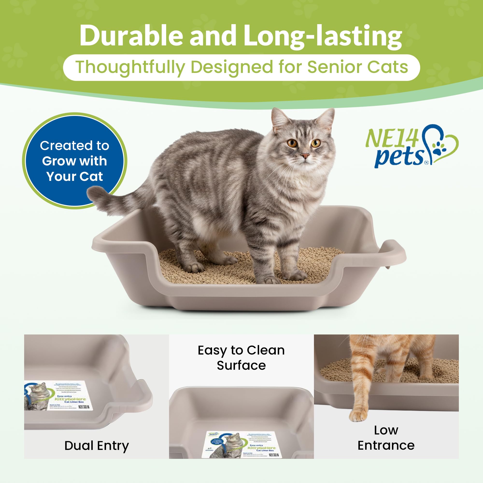 NE14pets KittyGoHere 2.0 supports cats up to 20 lbs safely