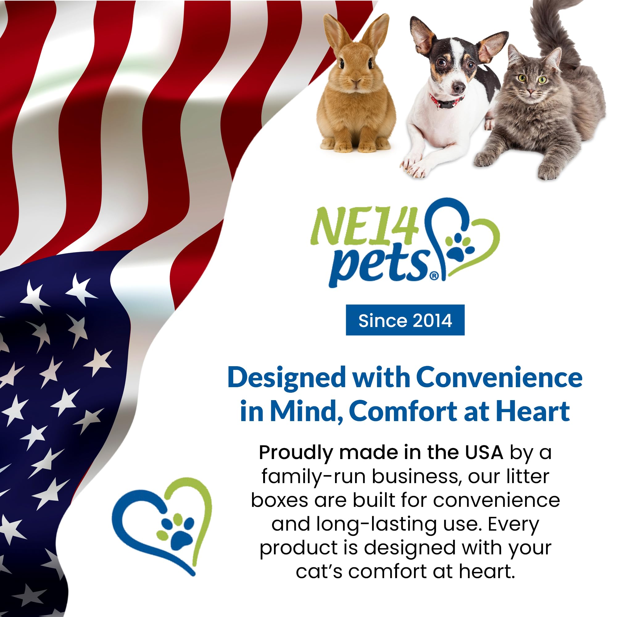 NE14pets KittyGoHere sizes large jumbo fit various cat sizes