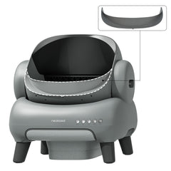 Neakasa anti-scatter high pee guard prevents urine overflow and keeps floors cleaner.