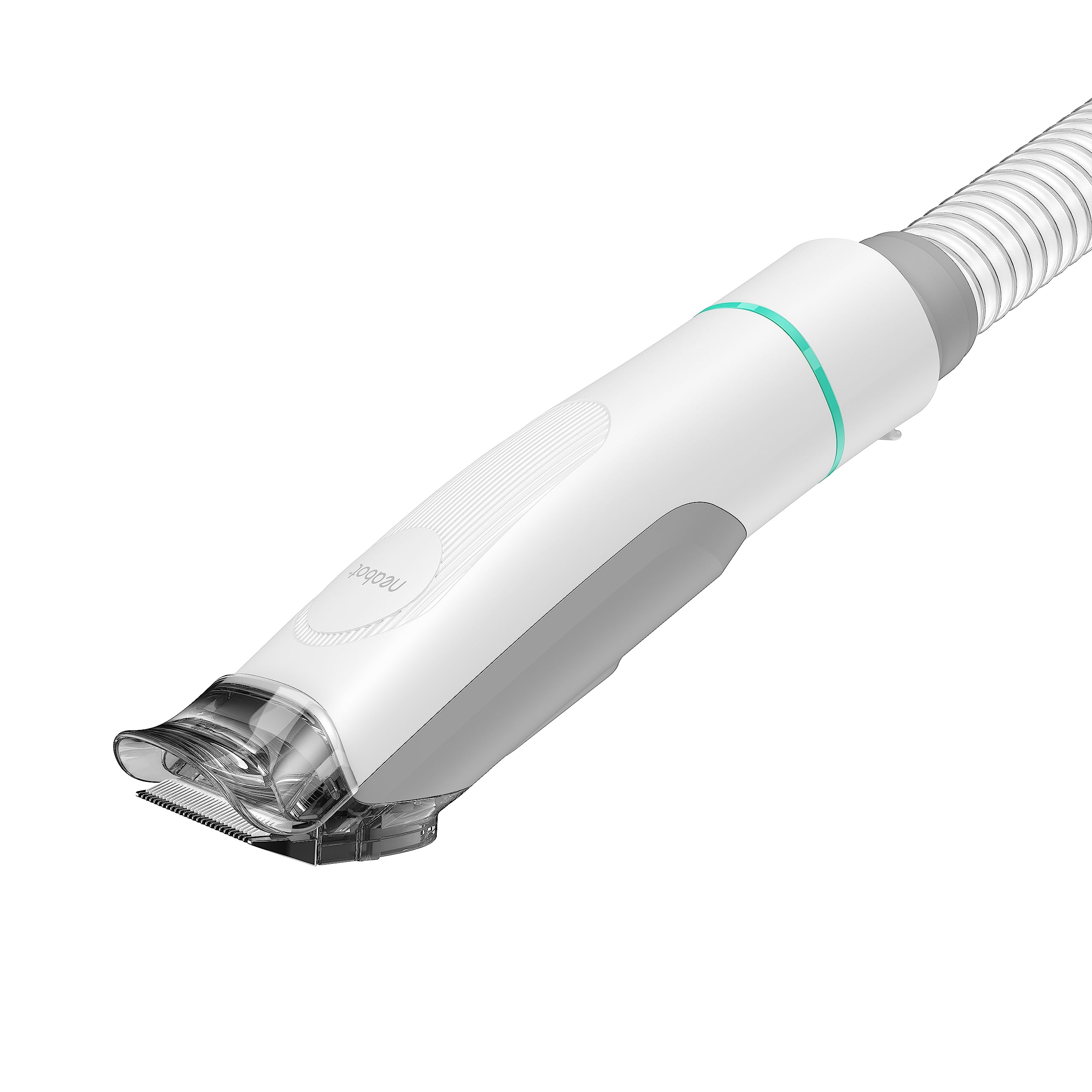 Neakasa P1 Pro grooming kit with clipper vacuum demonstrates easy cleanup.