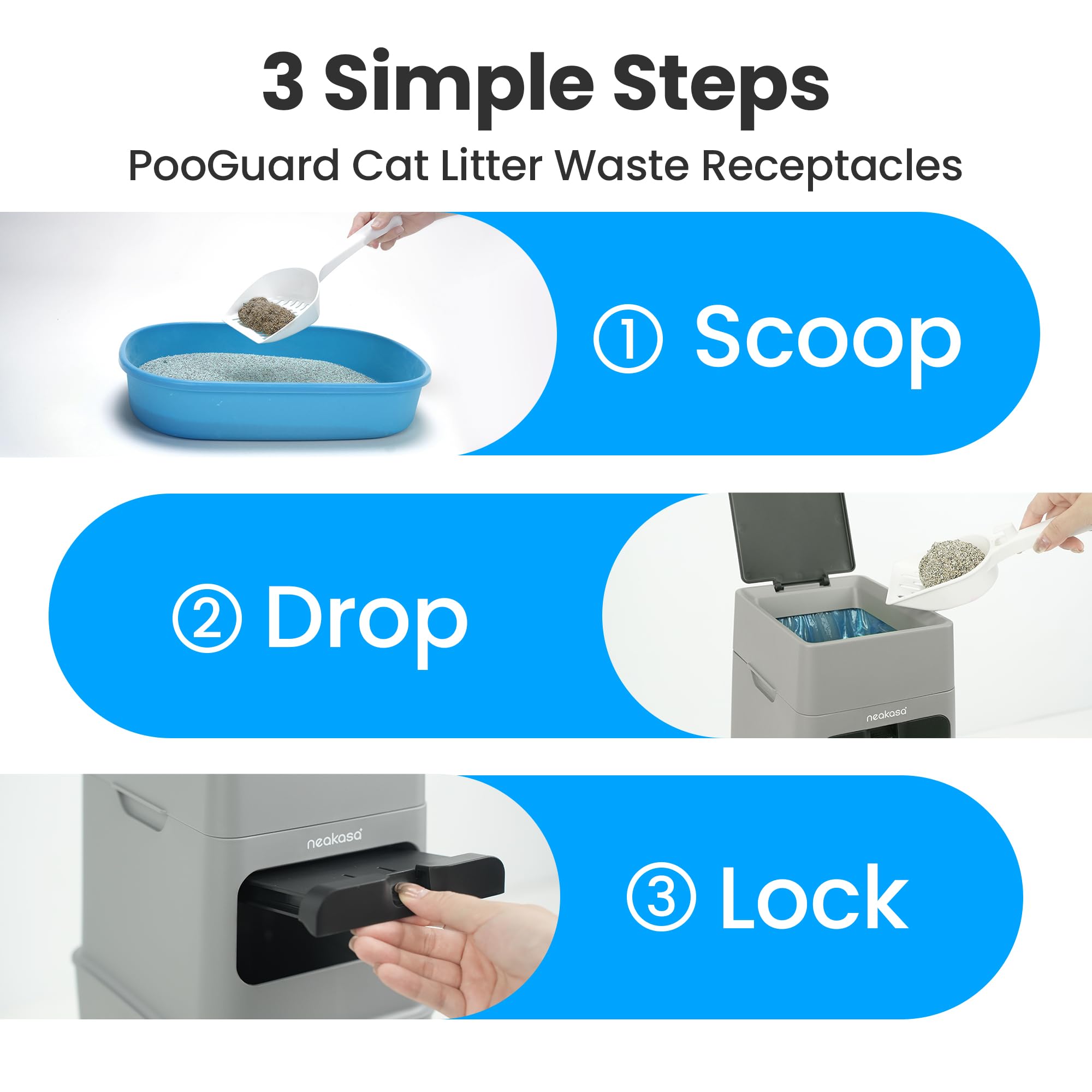 Neakasa PooGuard 4-month refill keeps odor protection going with fewer trips.