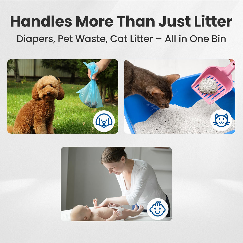 Includes bin and 16 EVOH refill bags for Neakasa PooGuard.