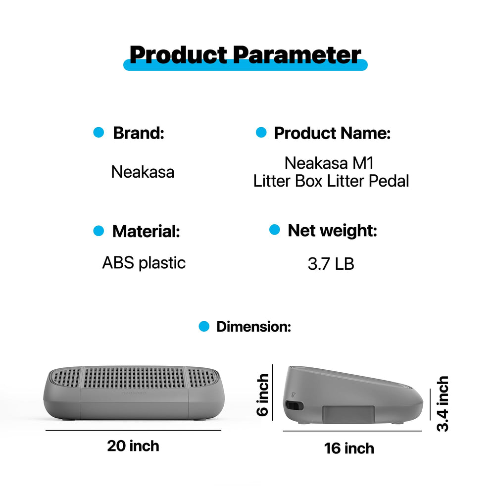 Neakasa washable ABS material simplifies maintenance.