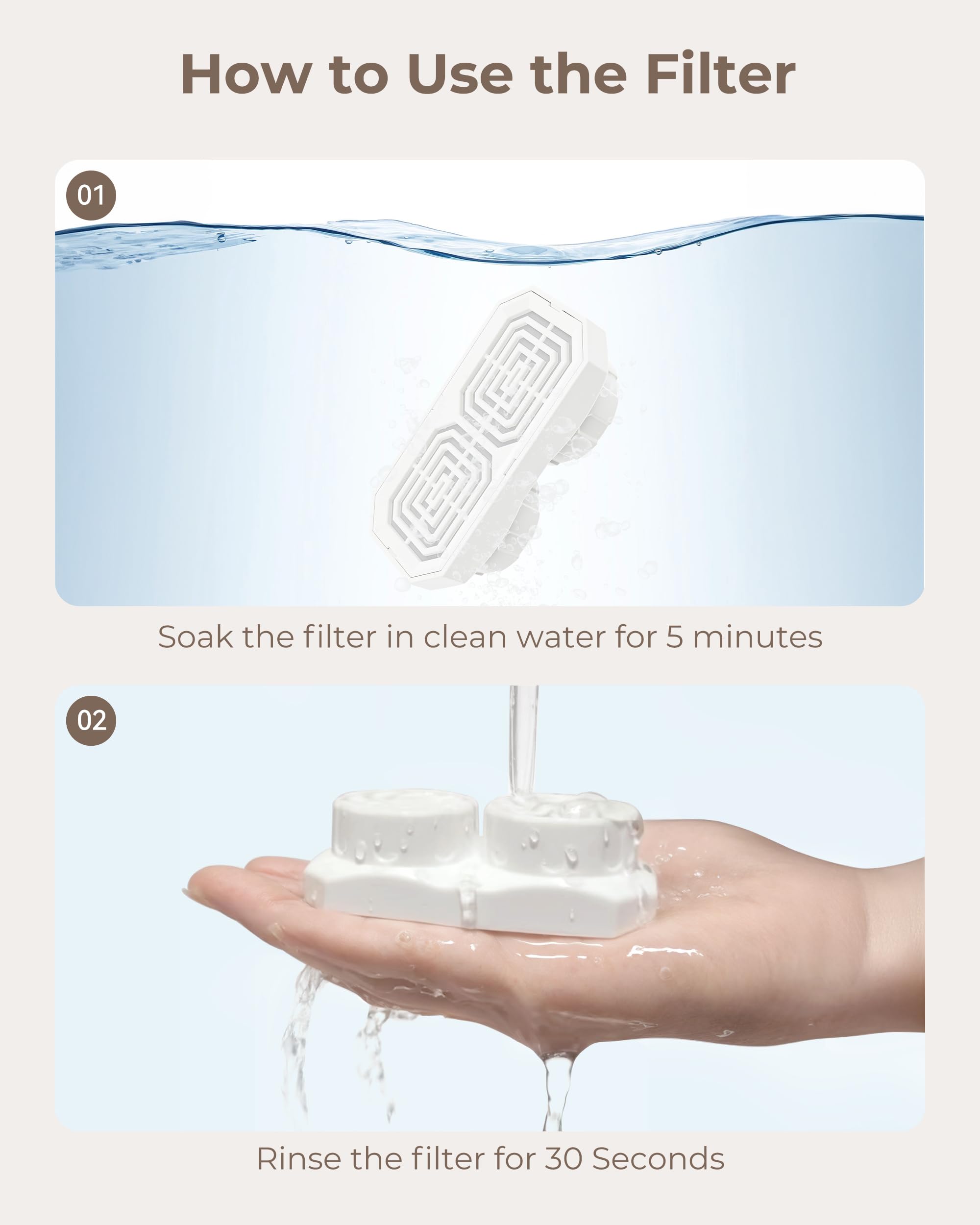 Neareal carbon layer section emphasizing odor and impurity removal.